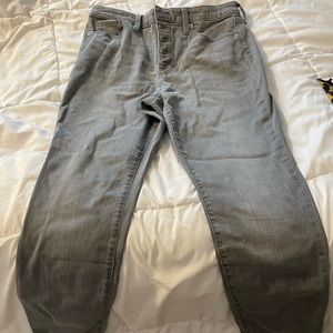Gray skinny jeans